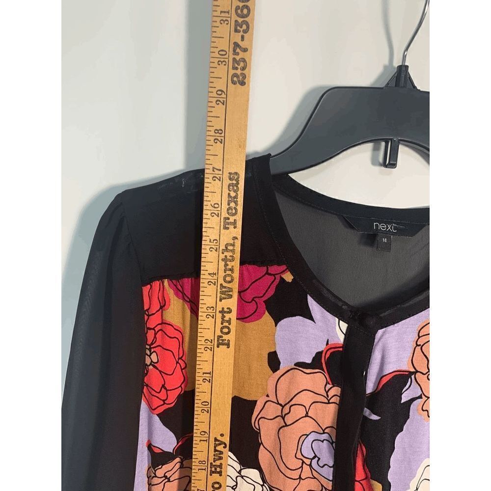 Next Long Sleeve Floral Shirt - Picture 3 of 8